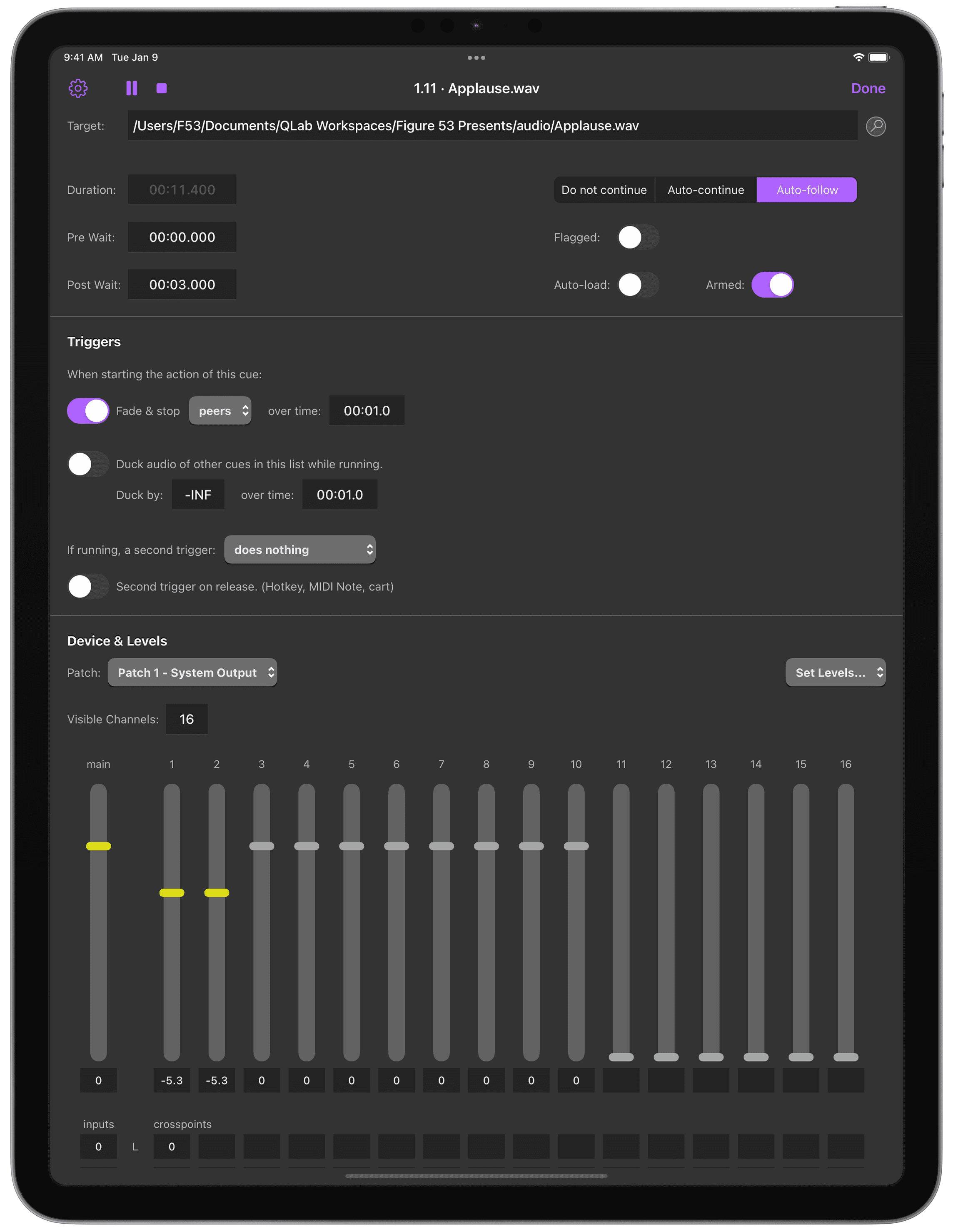 All control screenshot
