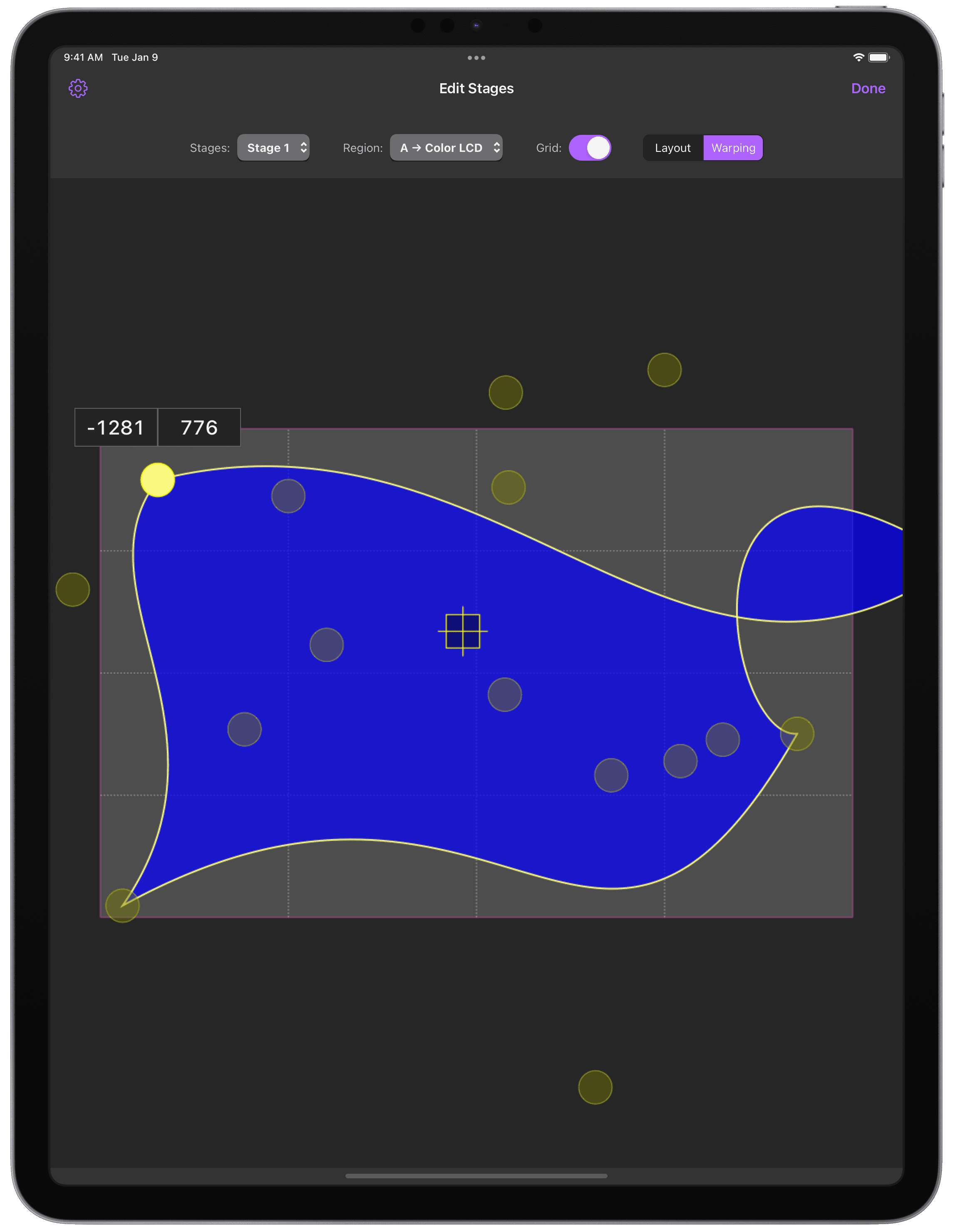 QLab Remote mobile surface editor