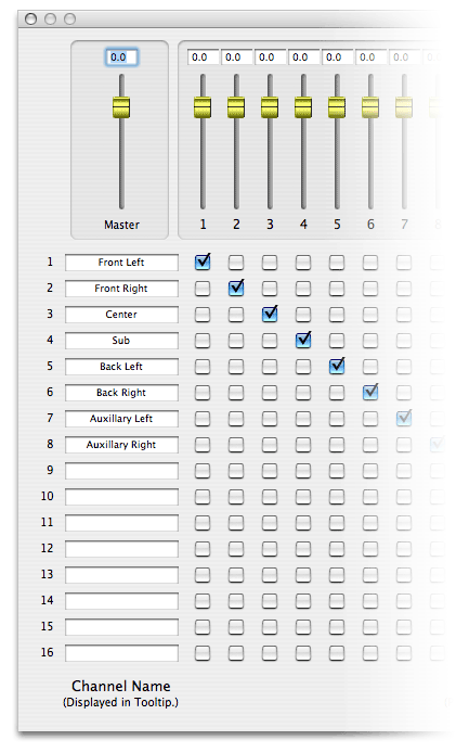 Sound device editor.