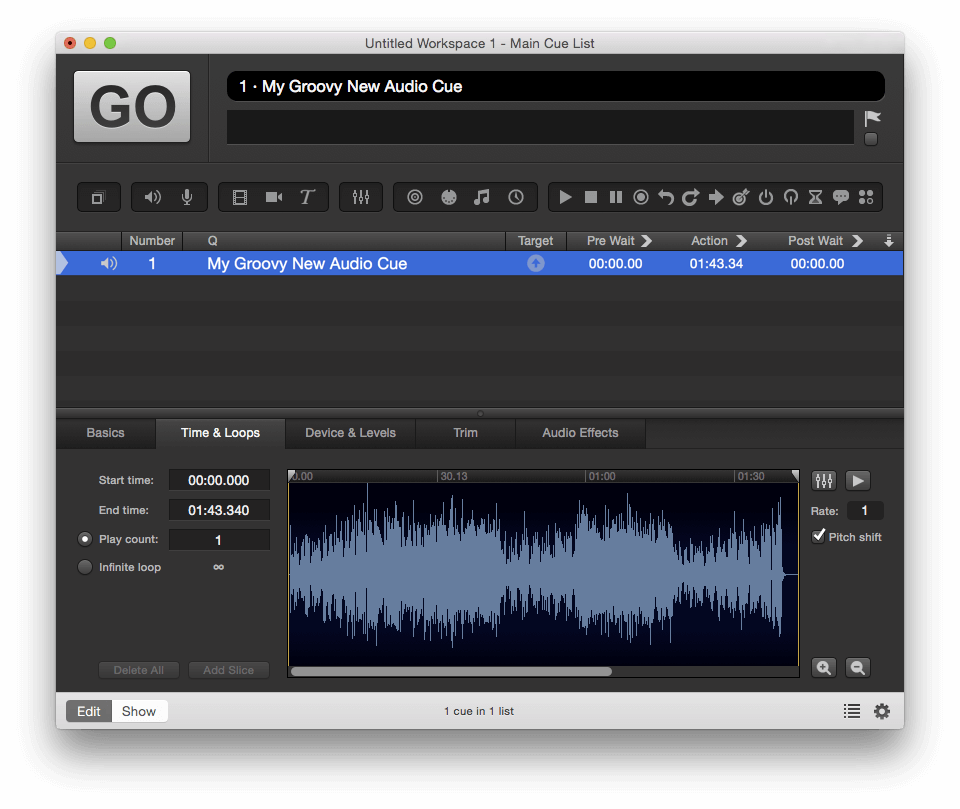 qlab sound file format