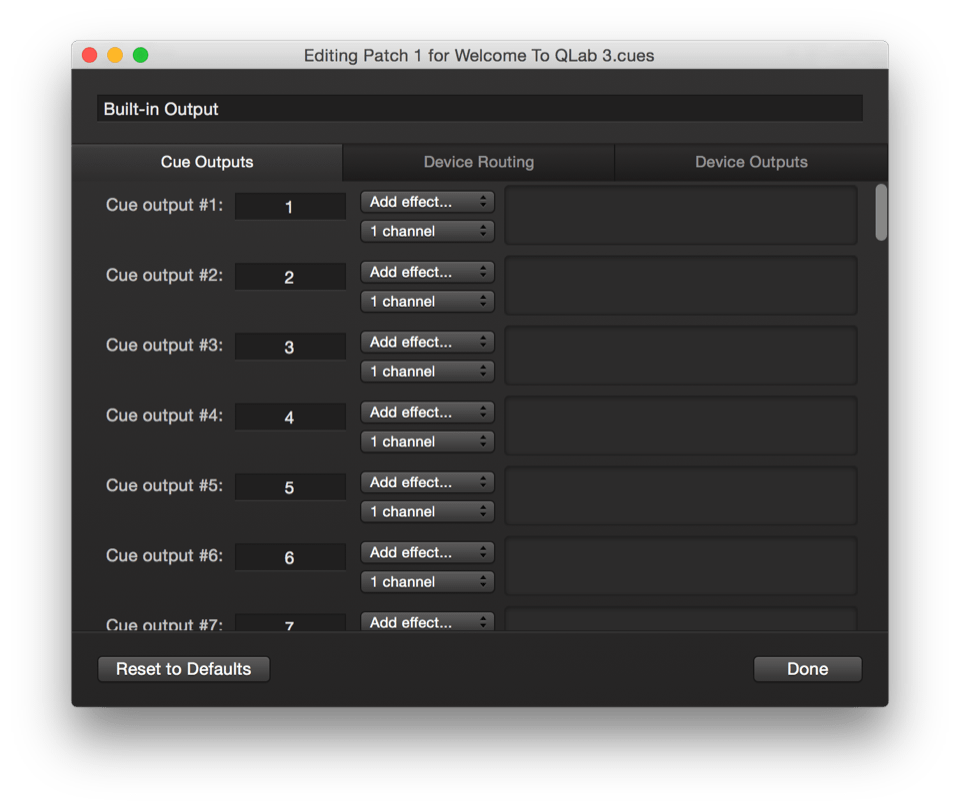 qlab pro multiple video outputs