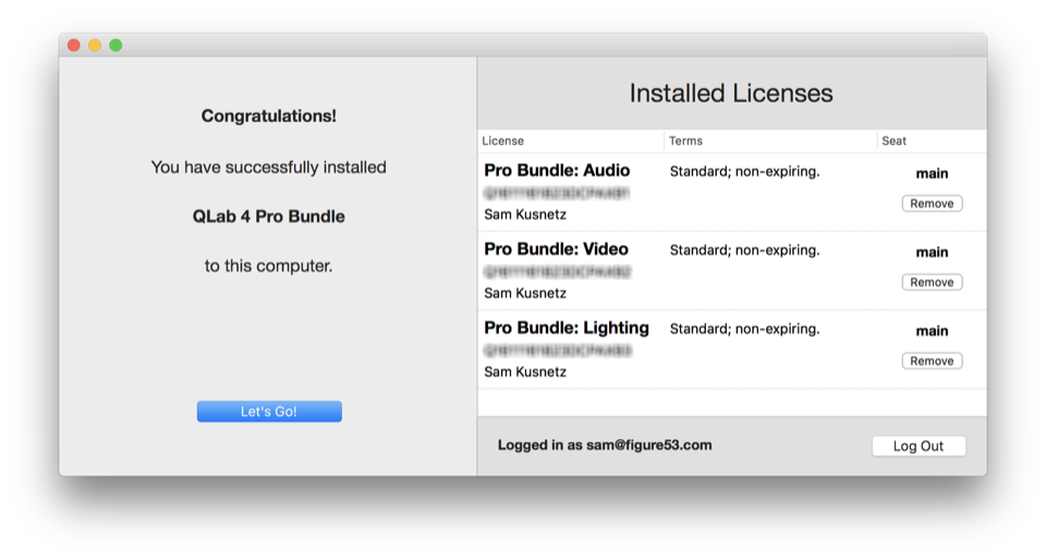 Qlab 4 Standard License