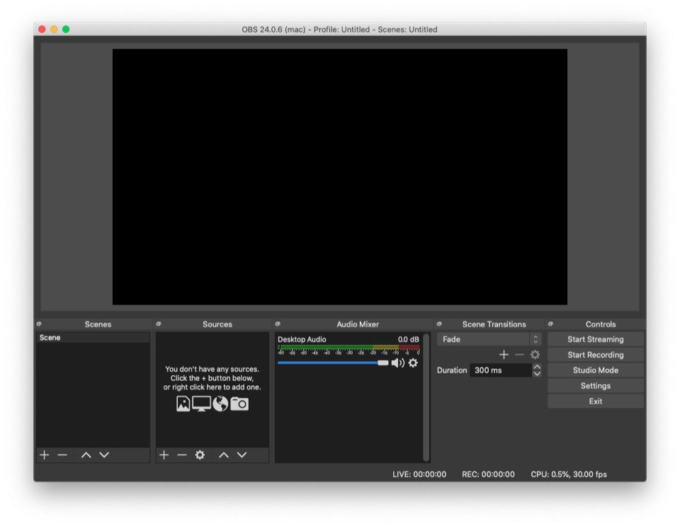 obs setup for youtube streaming 16.2 mac