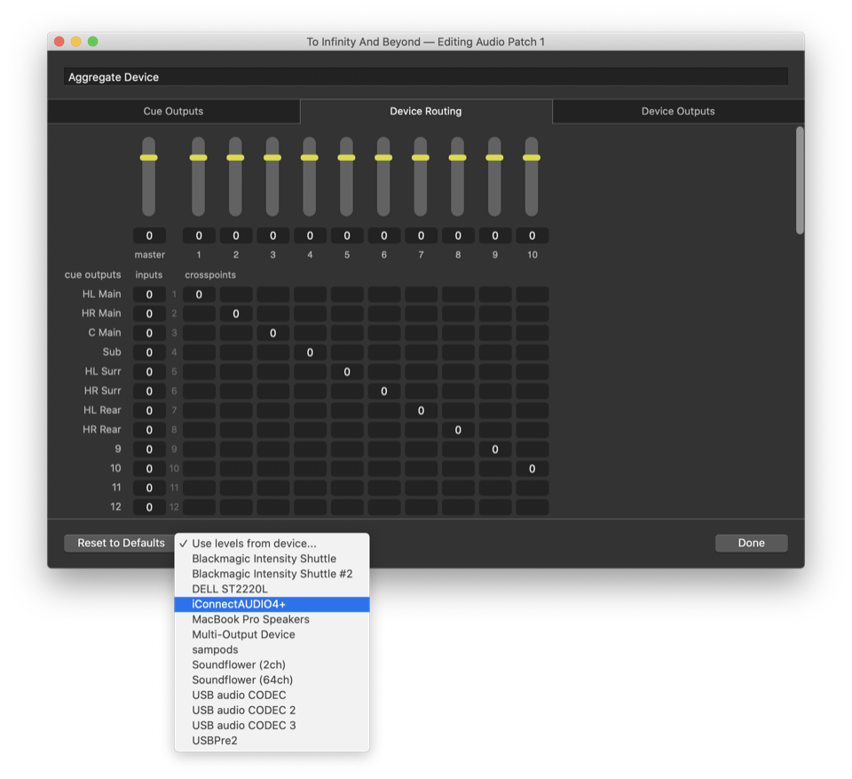 qlab video output