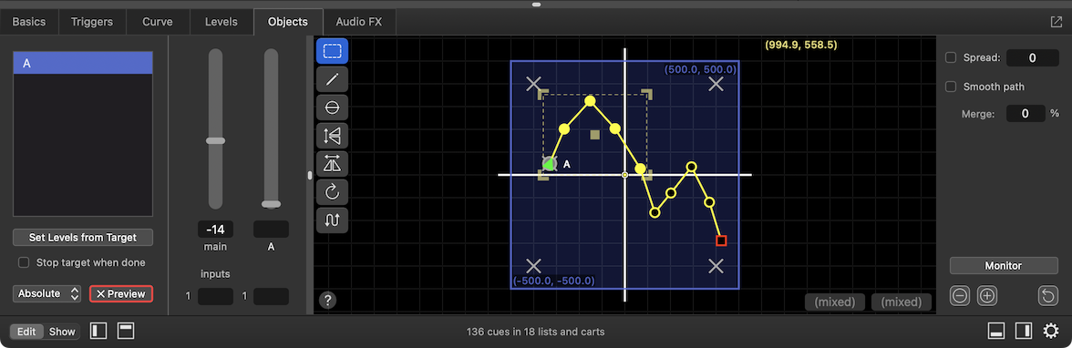 2D Path multiple selection