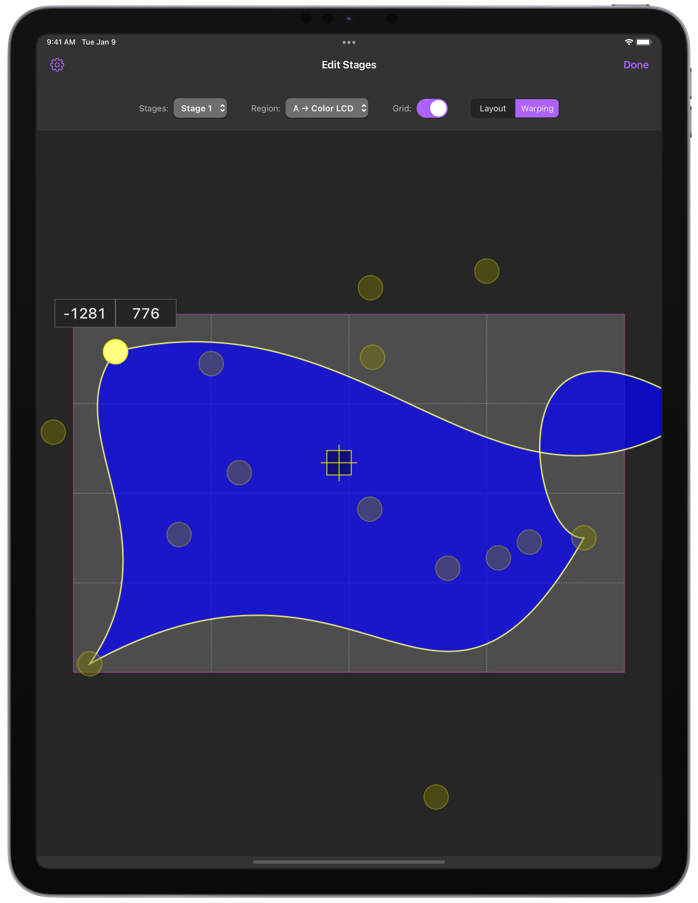 QLab Remote mobile surface editor